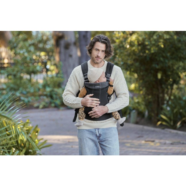 Nosidełko BABYBJORN Harmony 3D Mesh - Czarny