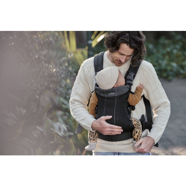Nosidełko BABYBJORN Harmony 3D Mesh - Czarny