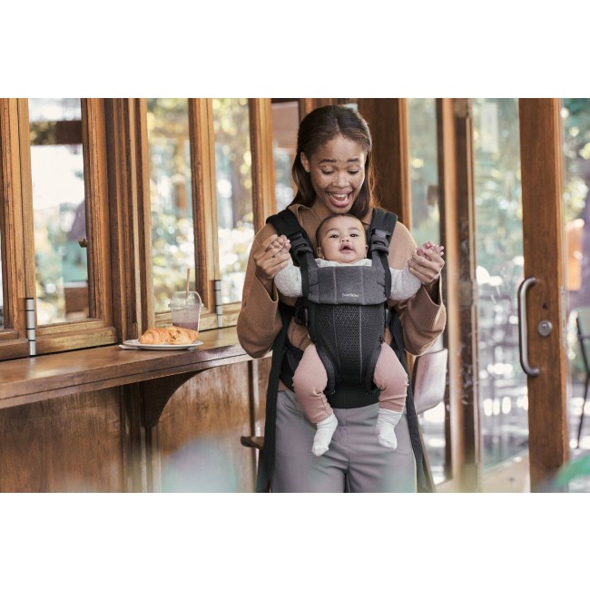 Nosidełko BABYBJORN Harmony 3D Mesh - Czarny