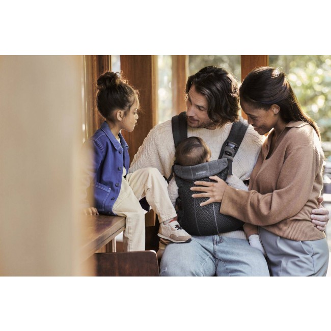 Nosidełko BABYBJORN Harmony 3D Mesh - Czarny