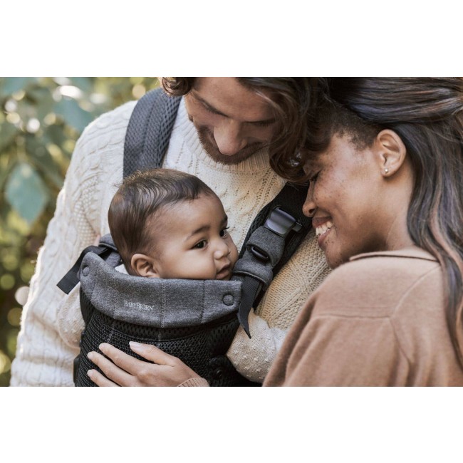 Nosidełko BABYBJORN Harmony 3D Mesh - Czarny