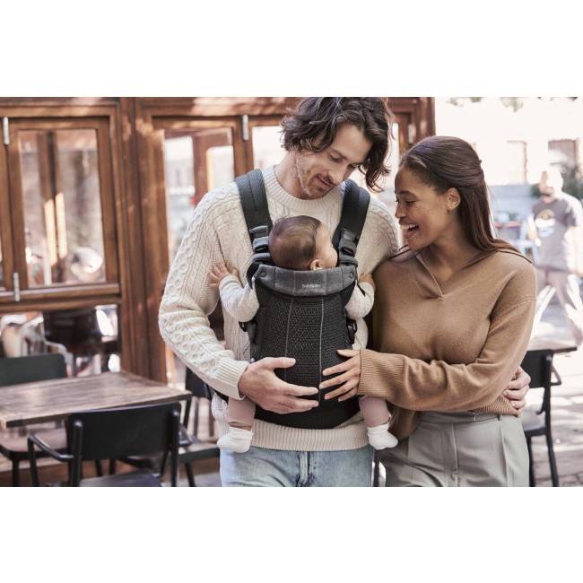 Nosidełko BABYBJORN Harmony 3D Mesh - Czarny