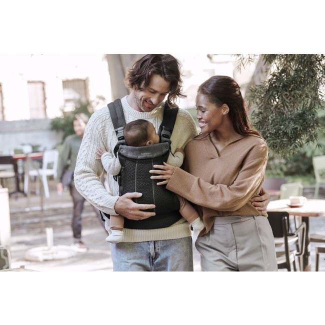 Nosidełko BABYBJORN Harmony 3D Mesh - Czarny