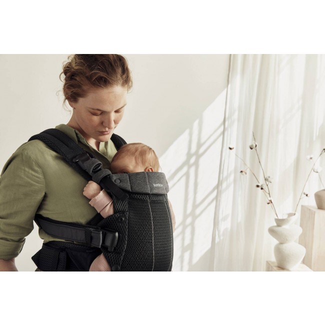 Nosidełko BABYBJORN Harmony 3D Mesh - Czarny