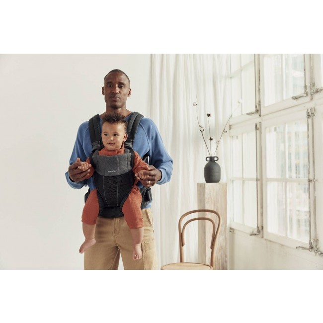 Nosidełko BABYBJORN Harmony 3D Mesh - Czarny