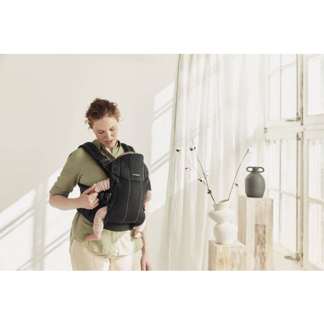 Nosidełko BABYBJORN Harmony 3D Mesh - Czarny