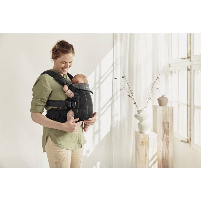 Nosidełko BABYBJORN Harmony 3D Mesh - Czarny