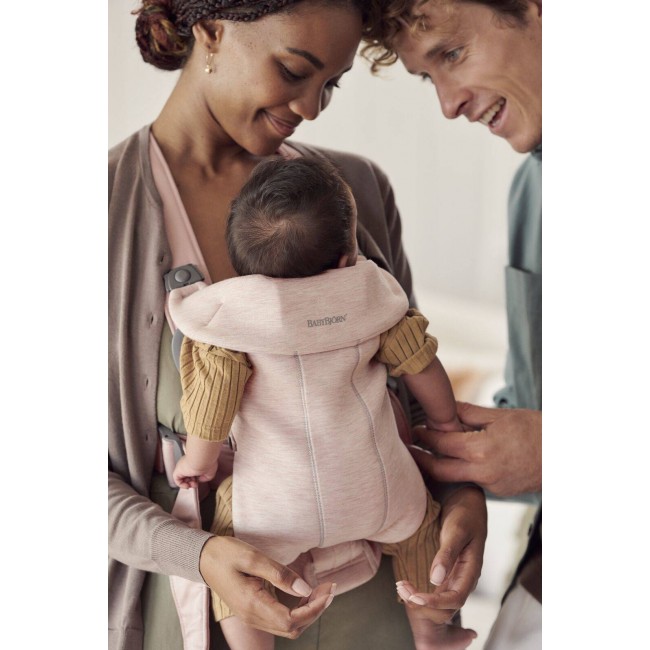 Nosidełko BABYBJORN MINI 3D Jersey - Jasny róż