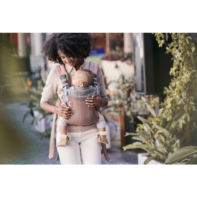 Nosidełko BABYBJORN Harmony 3D Mesh - Zgaszony Róż
