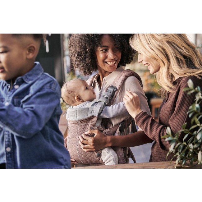 Nosidełko BABYBJORN Harmony 3D Mesh - Zgaszony Róż