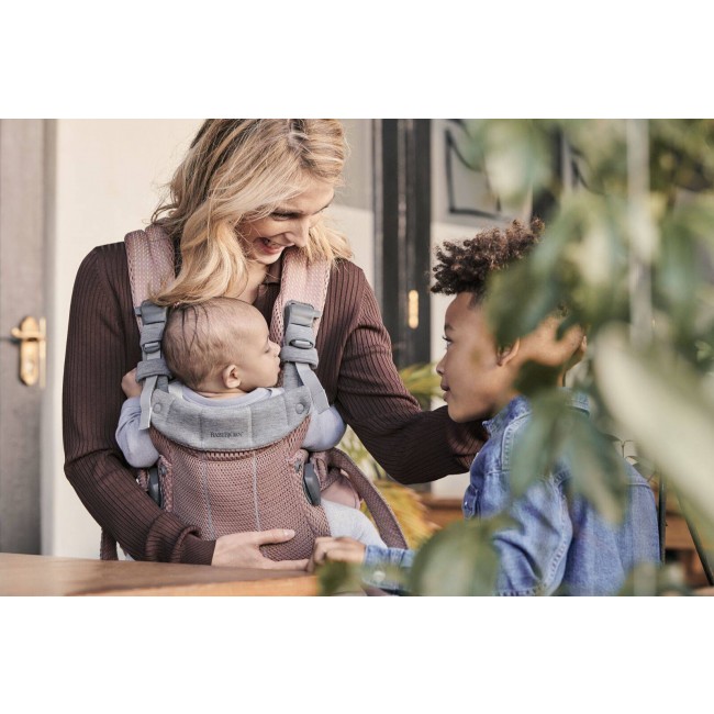 Nosidełko BABYBJORN Harmony 3D Mesh - Zgaszony Róż