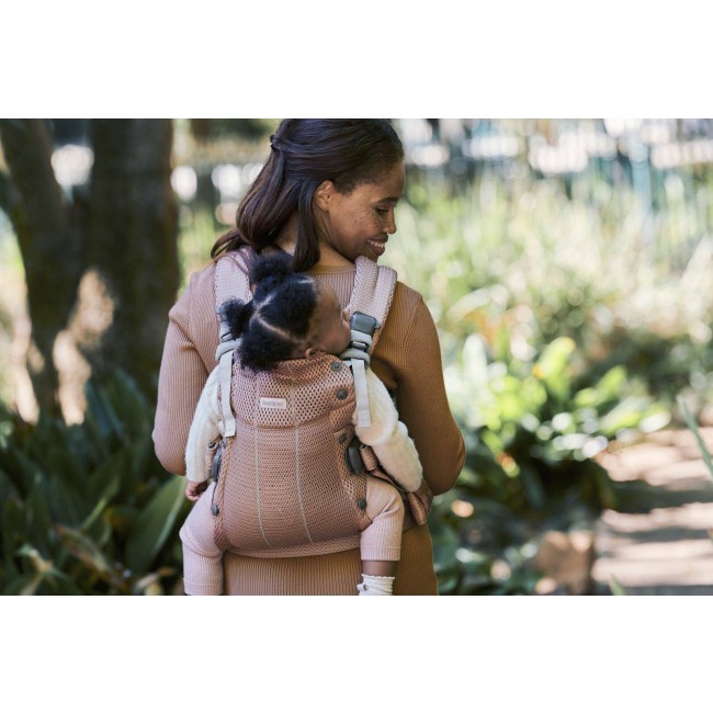 Nosidełko BABYBJORN Harmony 3D Mesh - Zgaszony Róż