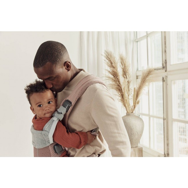 Nosidełko BABYBJORN Harmony 3D Mesh - Zgaszony Róż