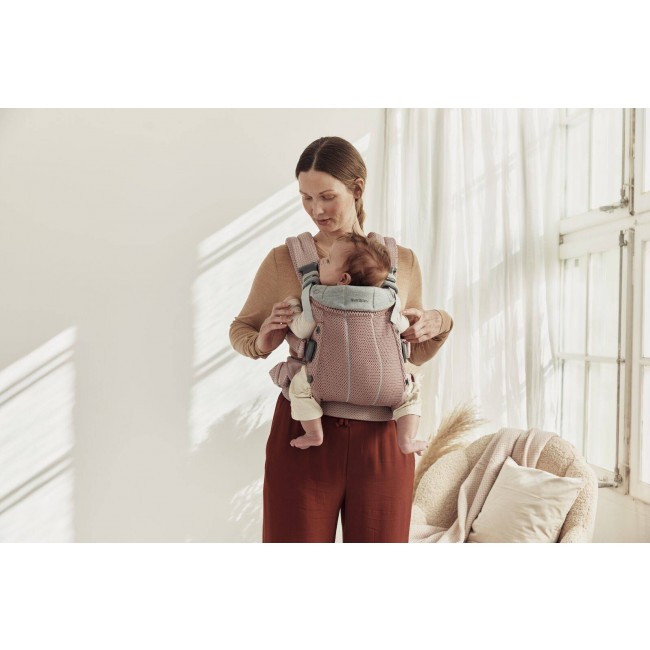 Nosidełko BABYBJORN Harmony 3D Mesh - Zgaszony Róż