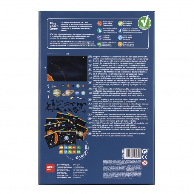 Magnetyczna układanka Apli Kids - Układ Słoneczny