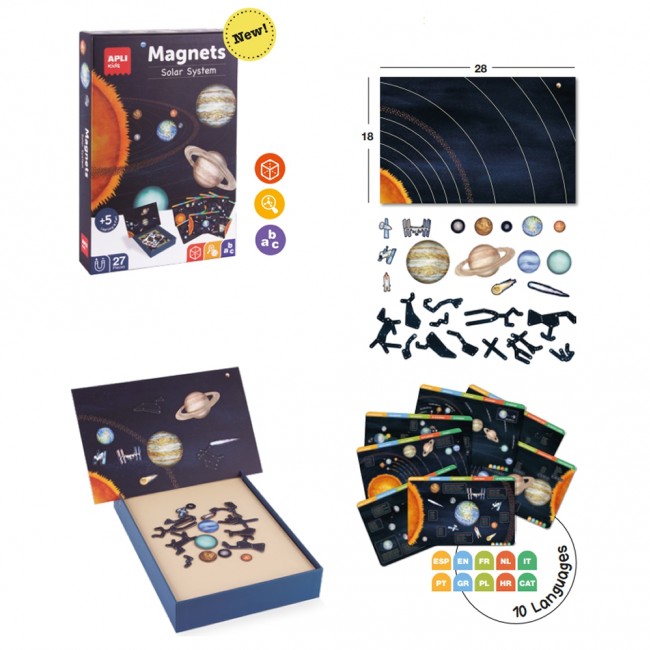 Magnetyczna układanka Apli Kids - Układ Słoneczny