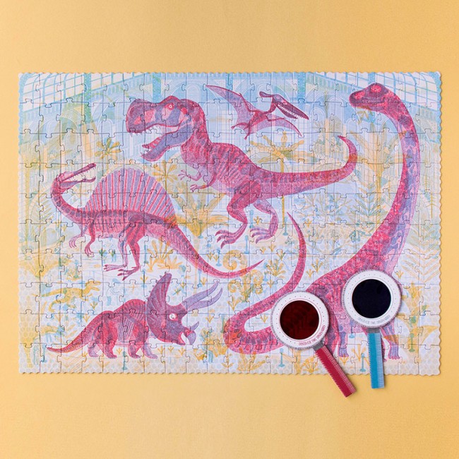 Puzzle edukacyjne z grą Londji - Odkryj Świat Dinozaurów