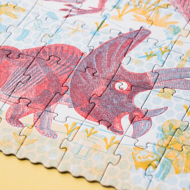 Puzzle edukacyjne z grą Londji - Odkryj Świat Dinozaurów