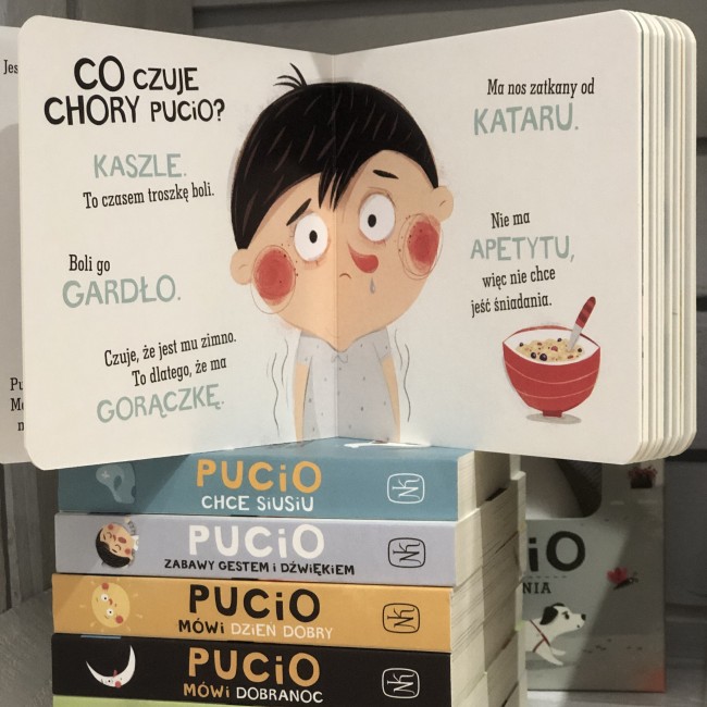 Książka "Pucio u lekarza" wydawnictwo Nasza Księgarnia