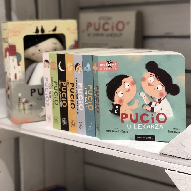 Książka "Pucio u lekarza" wydawnictwo Nasza Księgarnia