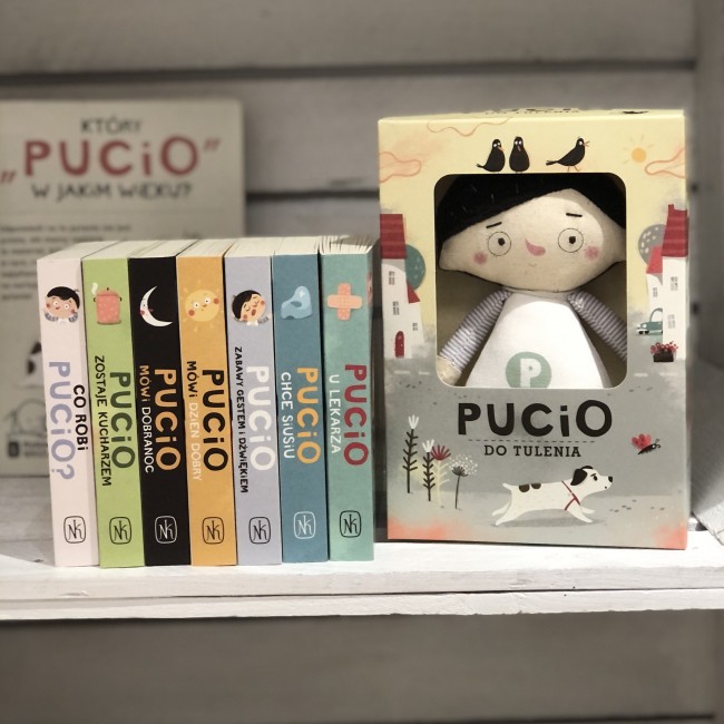 Książka "Pucio chce siusiu, czyli pożegnanie pieluszki" wydawnictwo Nasza Księgarnia