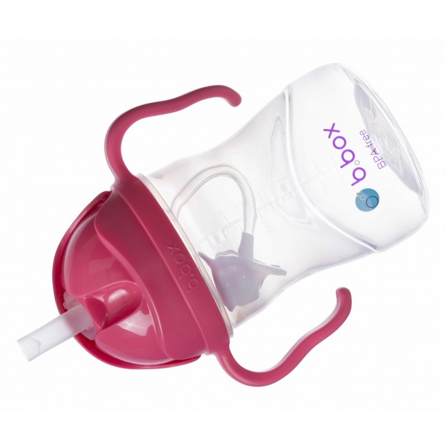 Innowacyjny bidon ze słomką B.box - Malinowy