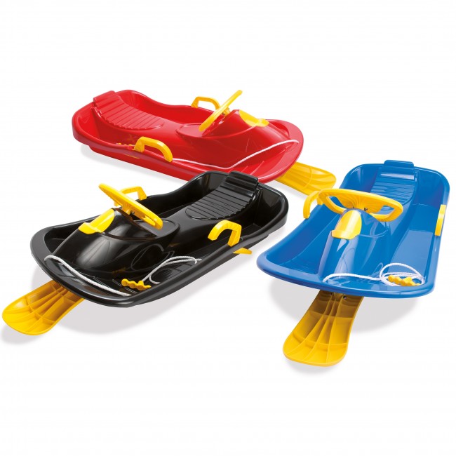 Sanki z kierownicą i hamulcami classic Dantoy - Blue