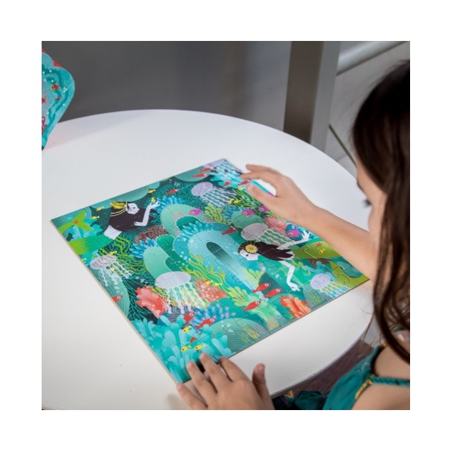 Puzzle Djeco w pudełku - Syrenki