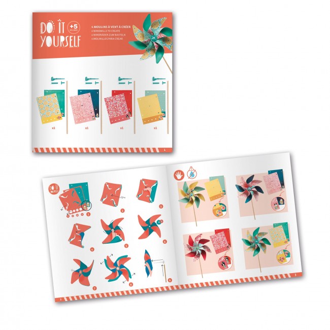 Zrób to sam Wiatraki Djeco - Sweet