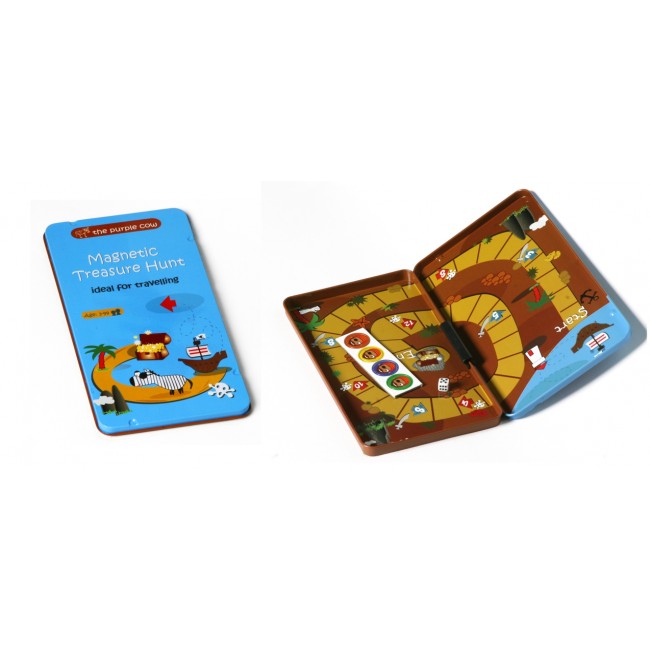 Podróżna gra magnetyczna The Purple Cow - Wyspa Skarbów