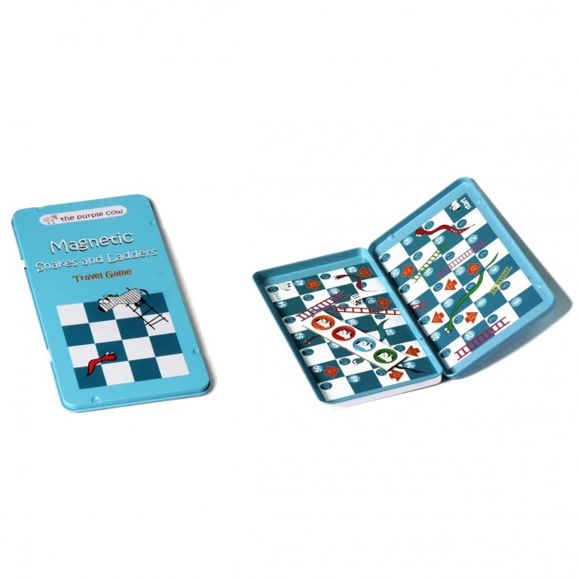 Podróżna gra magnetyczna The Purple Cow - Węże i drabiny