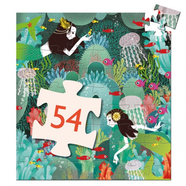 Puzzle Djeco w pudełku - Syrenki