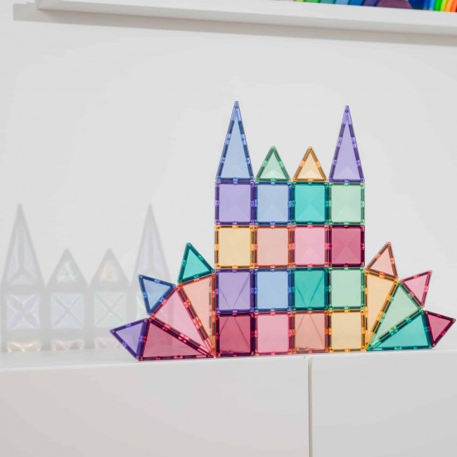 Klocki magnetyczne Connetix -  Pastel Mini Pack 32 el.