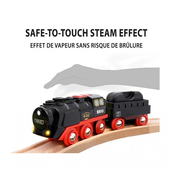 Świąteczny Zestaw z Kolejką na Parę na Baterie BRIO World