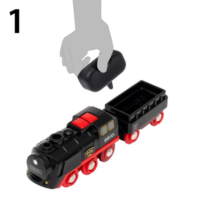 Świąteczny Zestaw z Kolejką na Parę na Baterie BRIO World