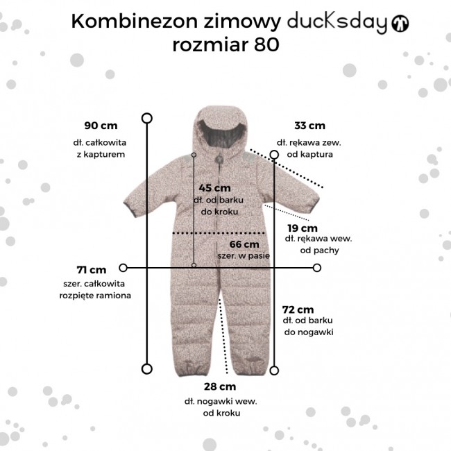 Kombinezon zimowy DucKsday - Flicflac roz. 80