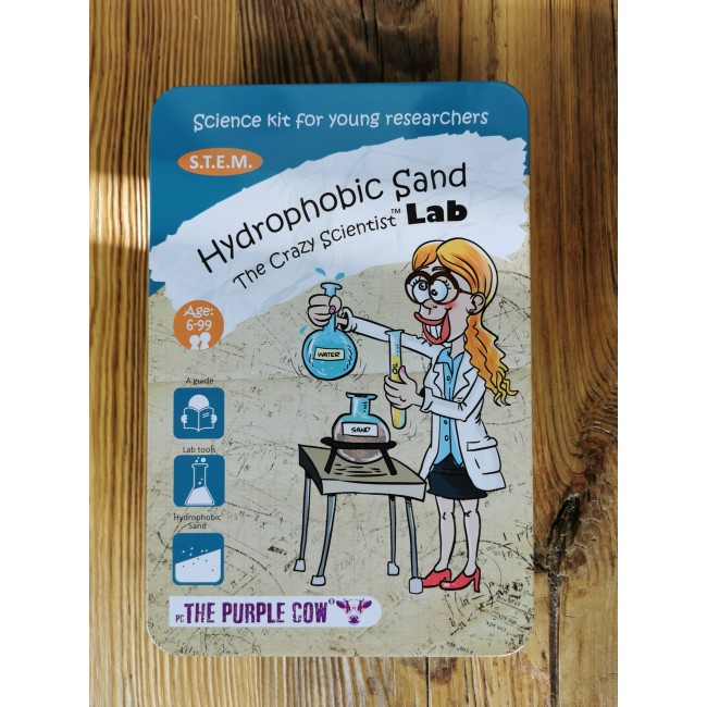 Zestaw do robienia eksperymentów The Purple Cow - Hydrofobowy piasek