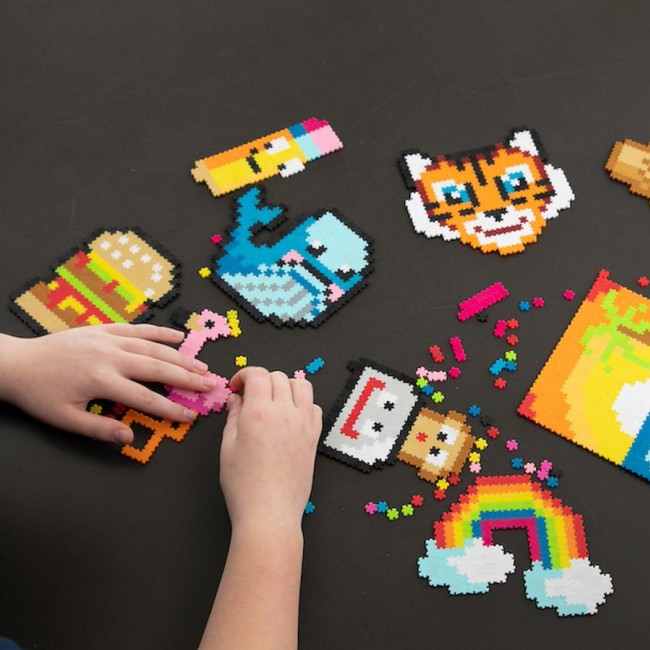 Puzzelki Pixelki Jixelz Fat Brain Toys - Mega Zestaw Kreatora