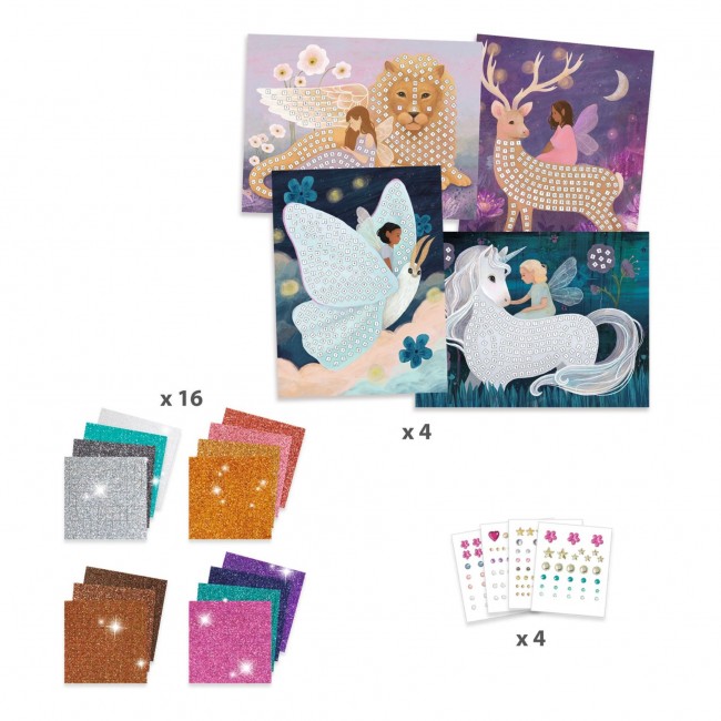 Zestaw artystyczny Djeco mozaika - Zaczarowany Świat