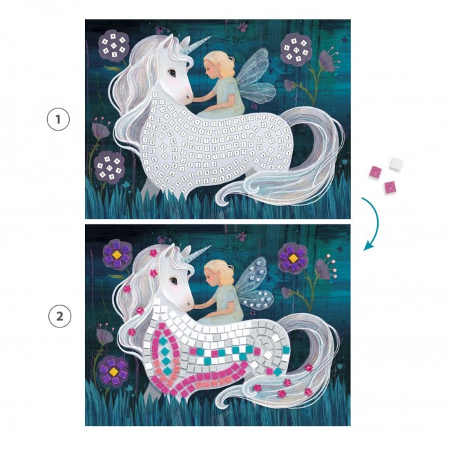 Zestaw artystyczny Djeco mozaika - Zaczarowany Świat