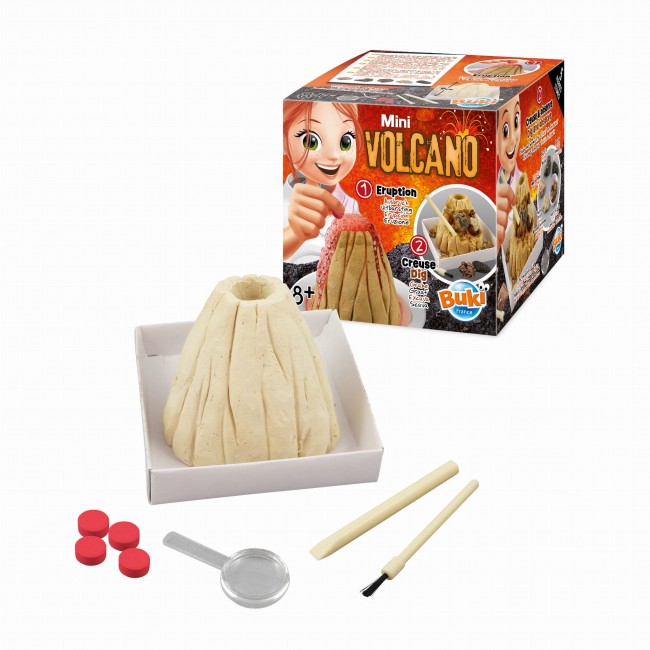 Mini wulkan Buki - Erupcja i odkopywanie