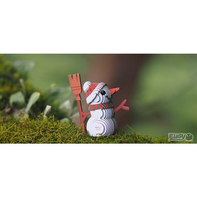 Eko Układanka 3D Eugy - Bałwanek