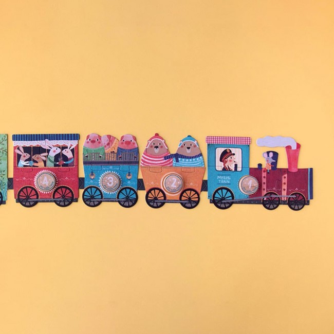 Puzzle dla dzieci Londji - Mój Mały Pociąg