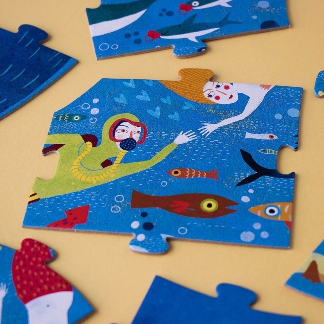 Puzzle dla dzieci progresywne Londji - Mój Wielki Błękit!