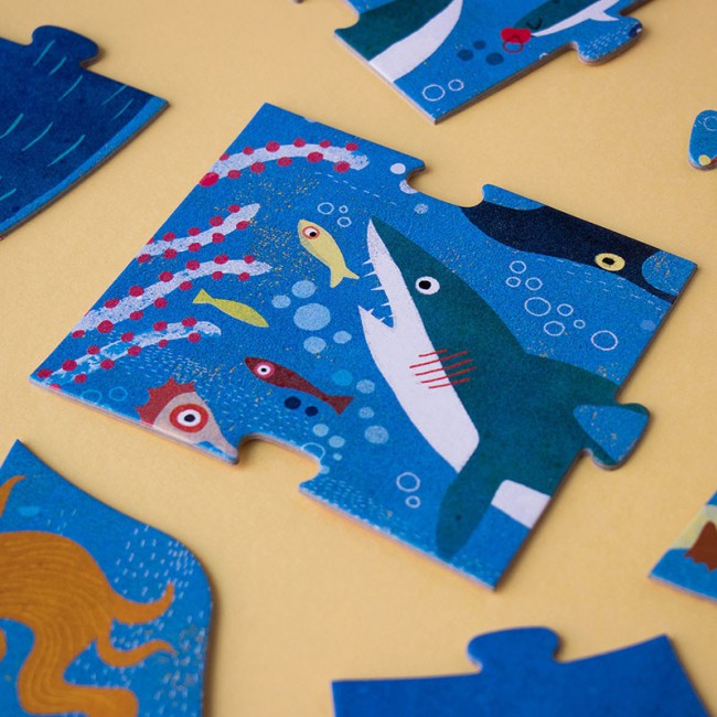 Puzzle dla dzieci progresywne Londji - Mój Wielki Błękit!