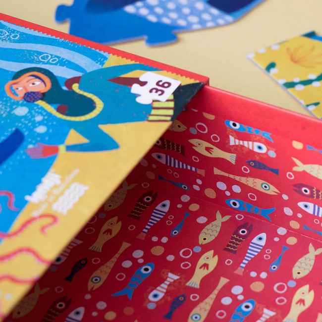 Puzzle dla dzieci progresywne Londji - Mój Wielki Błękit!