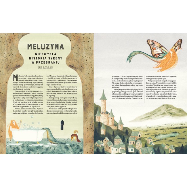 Książka "Atlas syren. Wodny lud z różnych stron świata" wydawnictwo Nasza Księgarnia