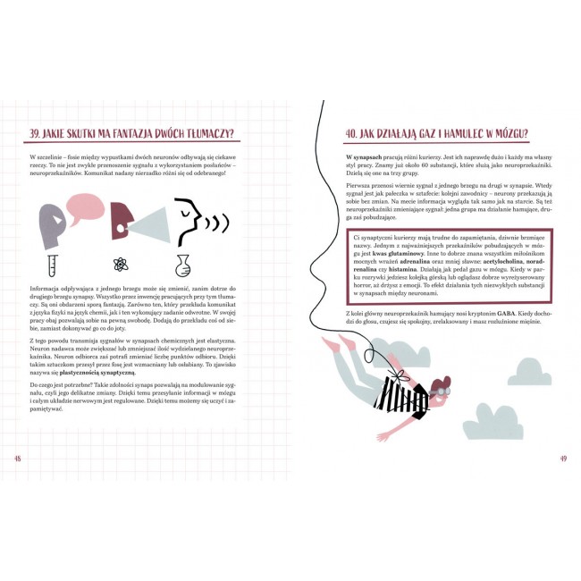 Książka "166 ciekawostek o mózgu" wydawnictwo Nasza Księgarnia