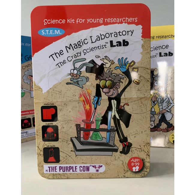 Zestaw do robienia eksperymentów The Purple Cow - Magiczne Laboratorium