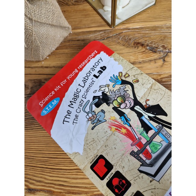 Zestaw do robienia eksperymentów The Purple Cow - Magiczne Laboratorium